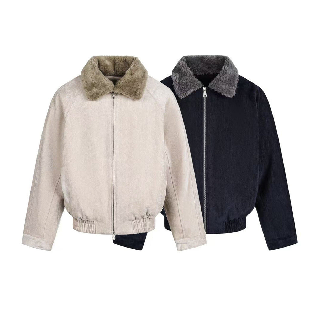 Suede warm cotton clothing