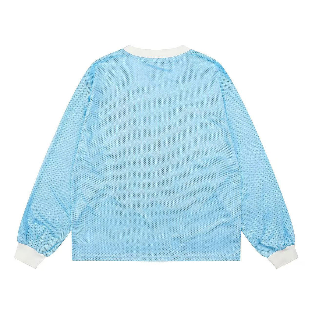 Spliced long sleeved t-shirt for women