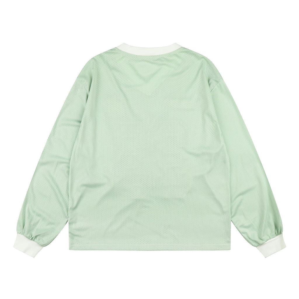 Spliced long sleeved t-shirt for women