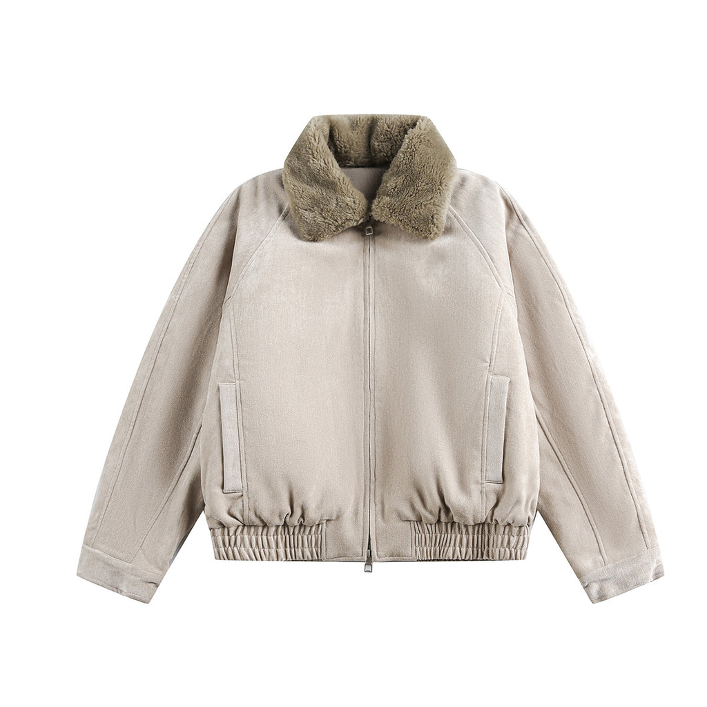 Suede warm cotton clothing