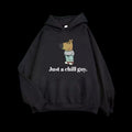 I'm Just A Chill Guy Funny Dog Cartoon Hoodie